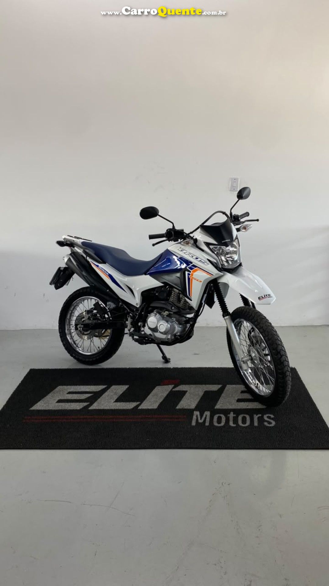 HONDA   NXR 160 BROS ESDD FLEXONE   BRANCO 2024 160 FLEX - Loja