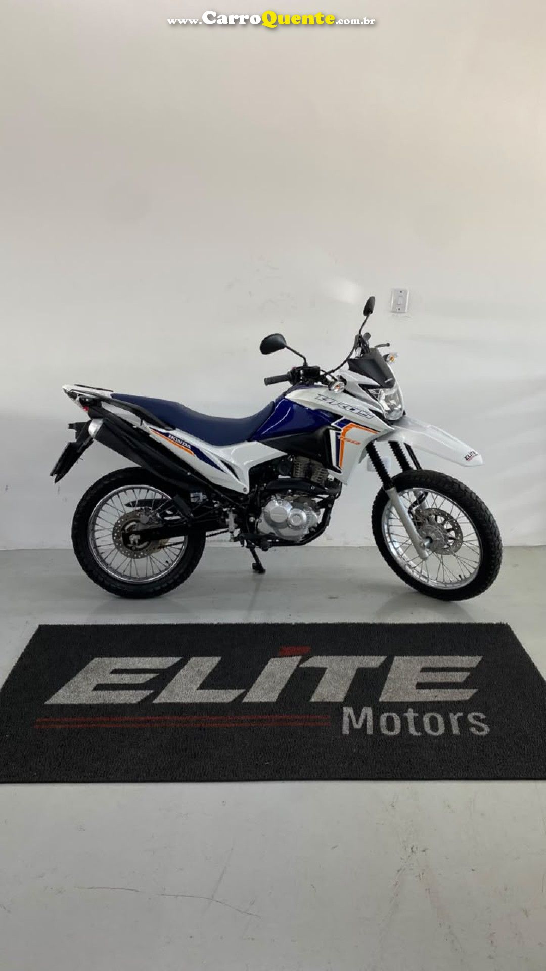 HONDA   NXR 160 BROS ESDD FLEXONE   BRANCO 2024 160 FLEX - Loja