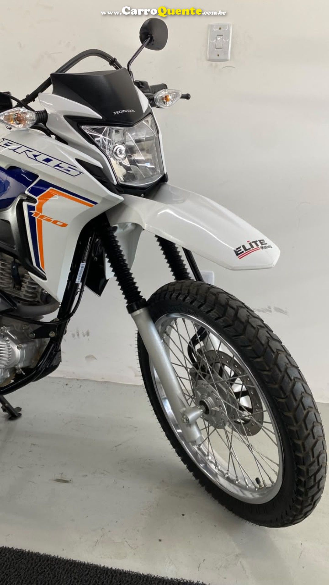 HONDA   NXR 160 BROS ESDD FLEXONE   BRANCO 2024 160 FLEX - Loja