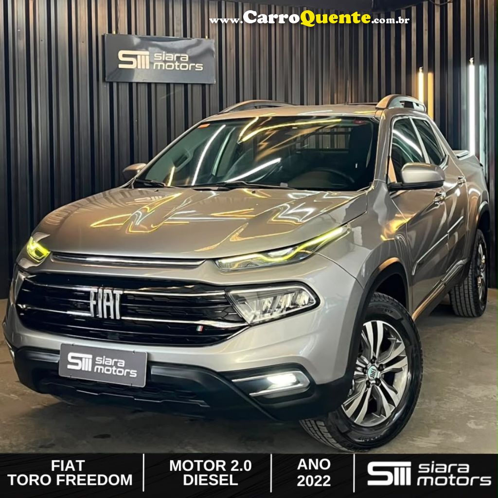 FIAT   TORO FREEDOM 2.0 16V 4X4 DIESEL AUT.   CINZA 2022 2.0 DIESEL - Loja