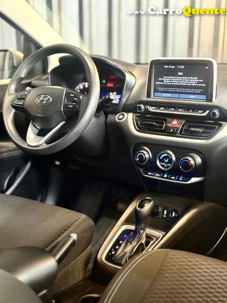 HYUNDAI   HB20 PLATINUM 1.0 TB FLEX 12V AUT.   CINZA 2022 1.0 FLEX - Loja