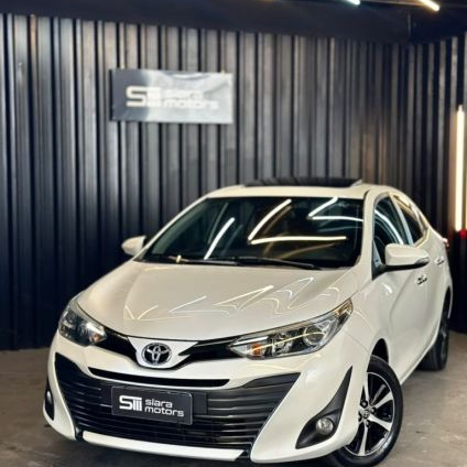 TOYOTA   YARIS XLS SEDAN 1.5 FLEX 16V 4P AUT.   BRANCO 2019 1.5 FLEX