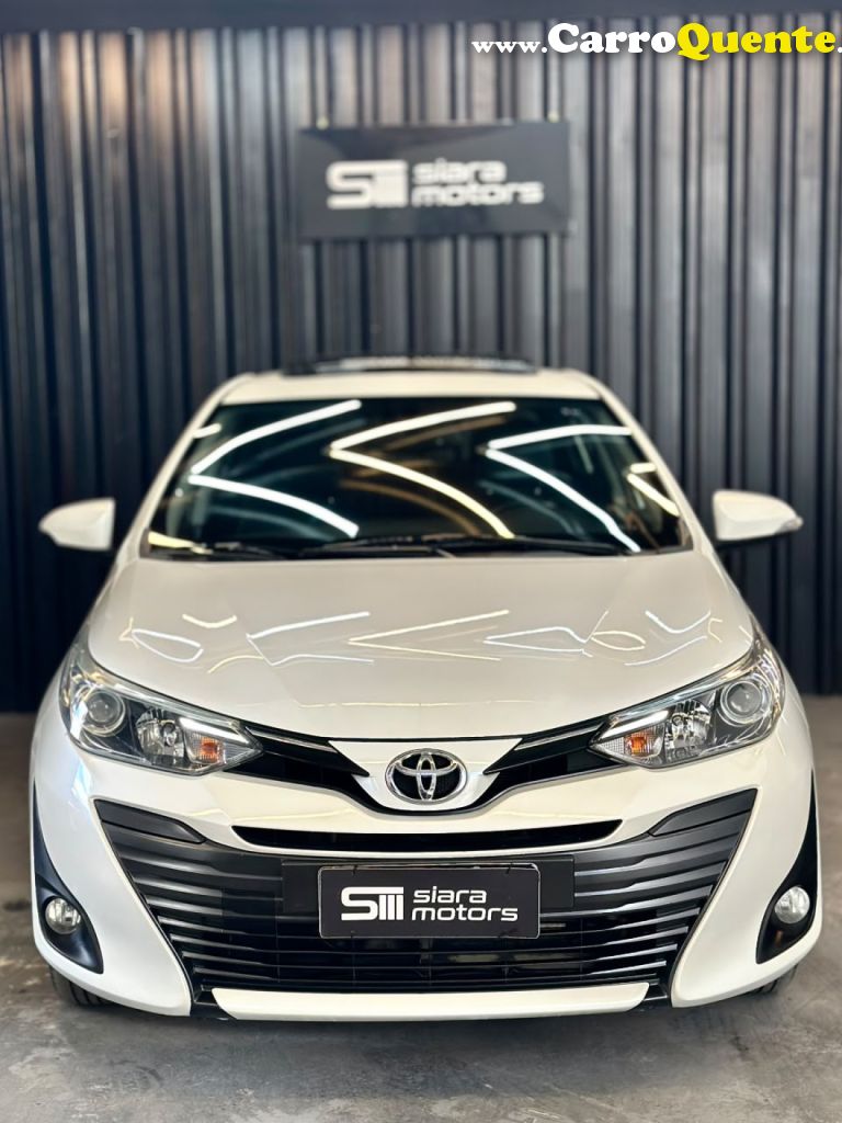 TOYOTA   YARIS XLS SEDAN 1.5 FLEX 16V 4P AUT.   BRANCO 2019 1.5 FLEX - Loja