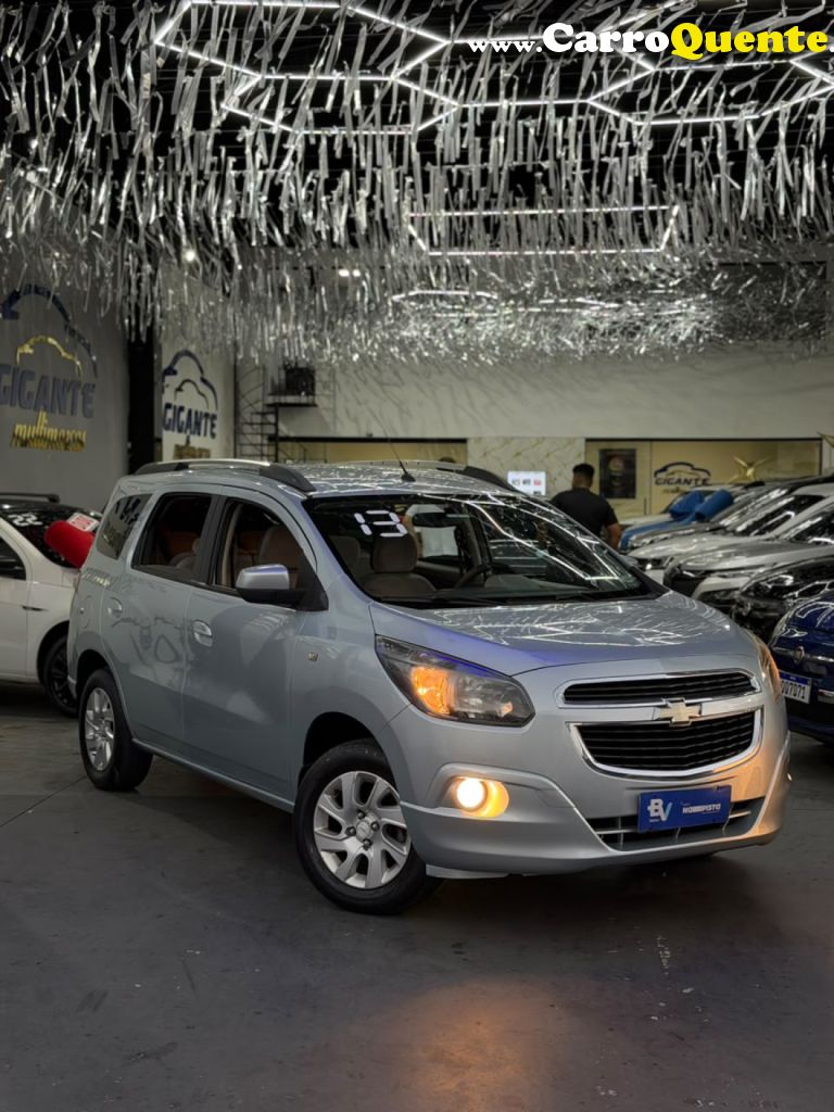 CHEVROLET   SPIN LTZ 1.8 8V ECONO.FLEX 5P MEC.   PRATA 2013 1.8 FLEX - Loja