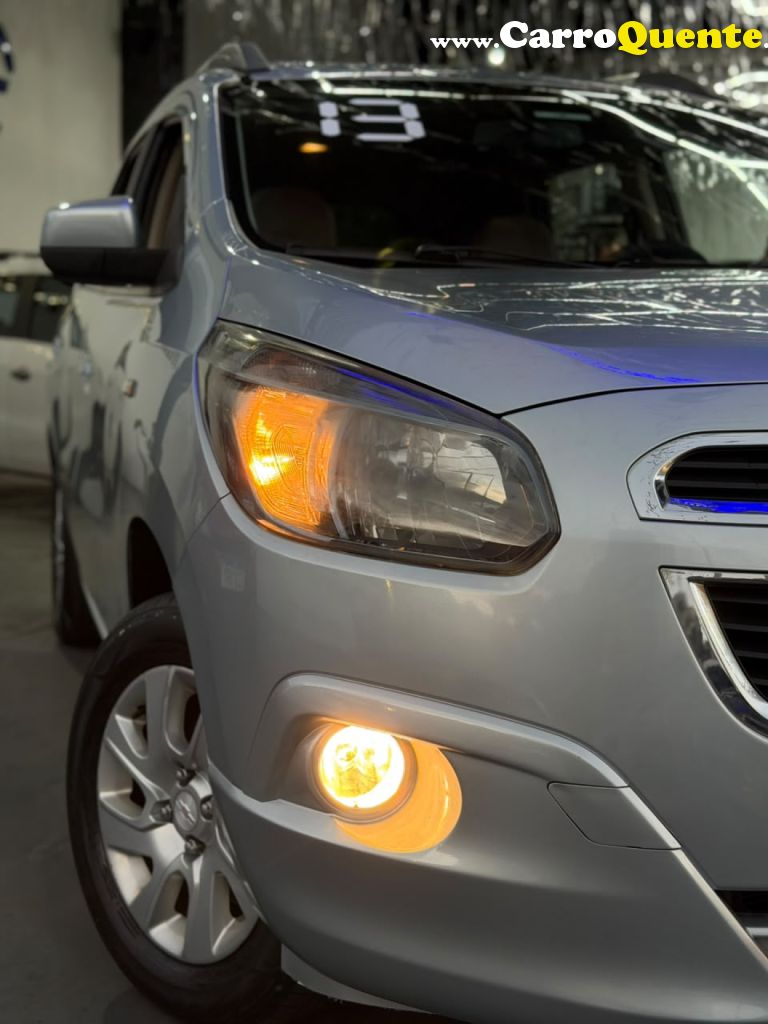 CHEVROLET   SPIN LTZ 1.8 8V ECONO.FLEX 5P MEC.   PRATA 2013 1.8 FLEX - Loja