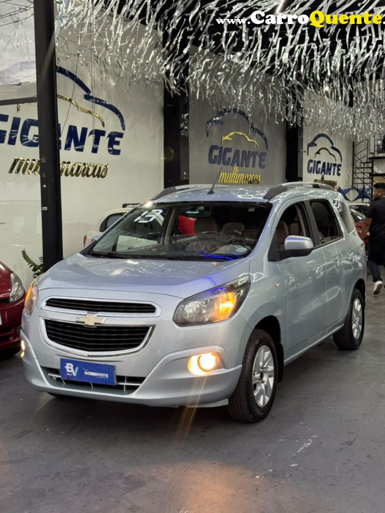 CHEVROLET   SPIN LTZ 1.8 8V ECONO.FLEX 5P MEC.   PRATA 2013 1.8 FLEX - Loja