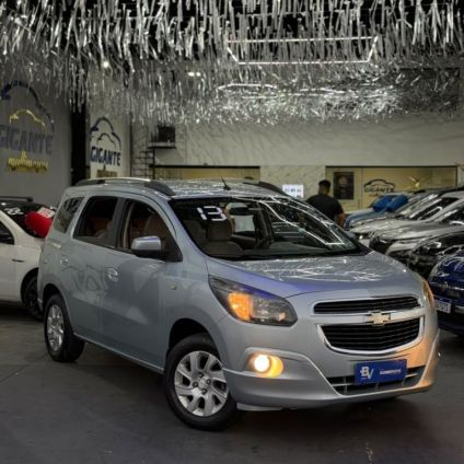 CHEVROLET   SPIN LTZ 1.8 8V ECONO.FLEX 5P MEC.   PRATA 2013 1.8 FLEX