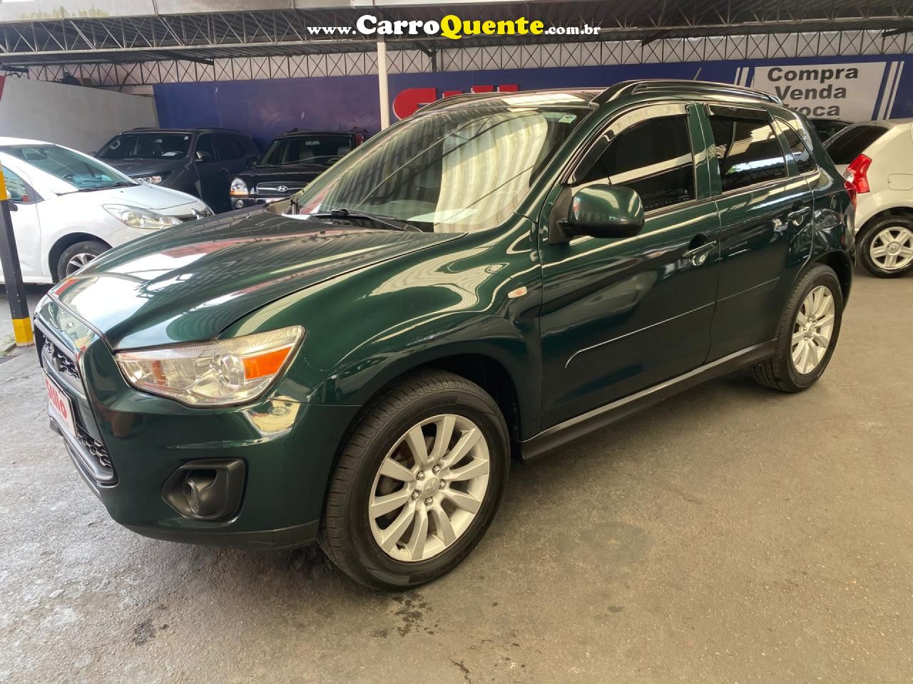 MITSUBISHI   ASX 2.0 16V 160CV AUT.   VERDE 2015 2.0 GASOLINA - Loja