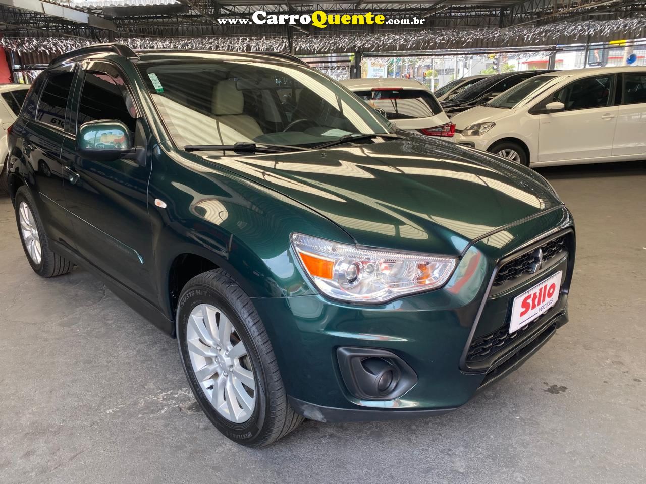 MITSUBISHI   ASX 2.0 16V 160CV AUT.   VERDE 2015 2.0 GASOLINA - Loja