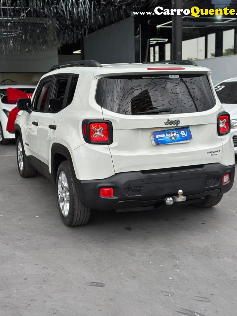 JEEP   RENEGADE SPORT 1.8 4X2 FLEX 16V MEC.   BRANCO 2018 1.8 FLEX - Loja
