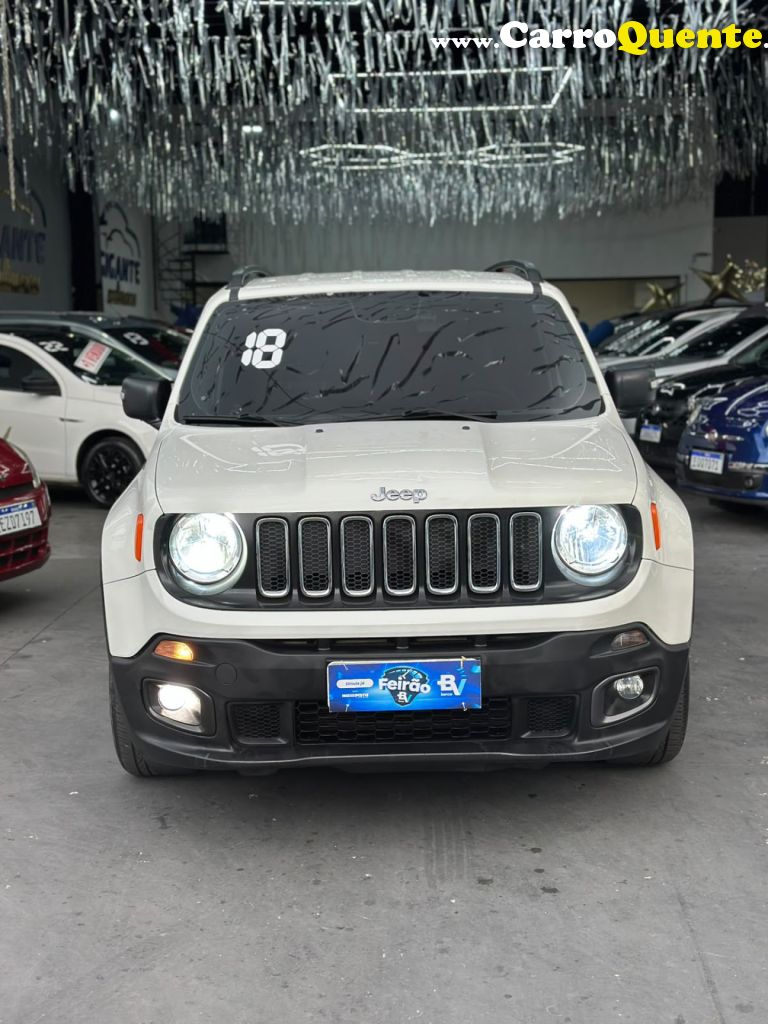 JEEP   RENEGADE SPORT 1.8 4X2 FLEX 16V MEC.   BRANCO 2018 1.8 FLEX - Loja