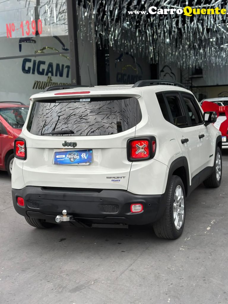 JEEP   RENEGADE SPORT 1.8 4X2 FLEX 16V MEC.   BRANCO 2018 1.8 FLEX - Loja