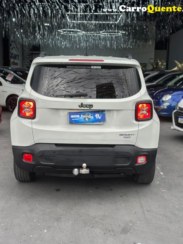 JEEP   RENEGADE SPORT 1.8 4X2 FLEX 16V MEC.   BRANCO 2018 1.8 FLEX - Loja