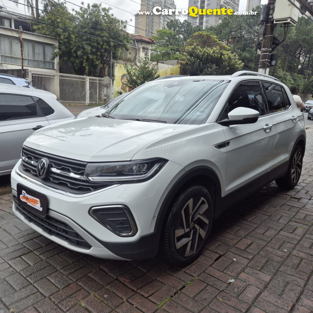 VOLKSWAGEN   T-CROSS HIG. 250 TSI 1.4 FLEX 16V 5P AUT   BRANCO 2025 1.4 FLEX - Loja