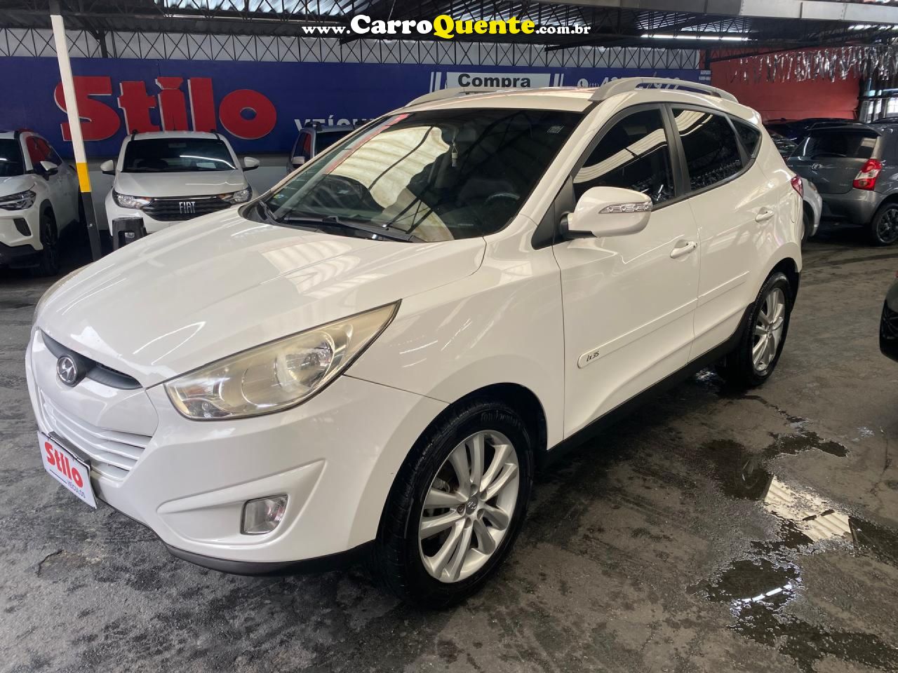 HYUNDAI   IX35 GLS 2.0 16V 2WD FLEX AUT.   BRANCO 2015 2.0 FLEX - Loja