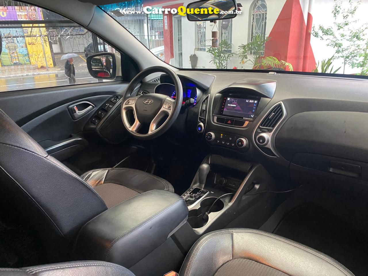 HYUNDAI   IX35 GLS 2.0 16V 2WD FLEX AUT.   BRANCO 2015 2.0 FLEX - Loja