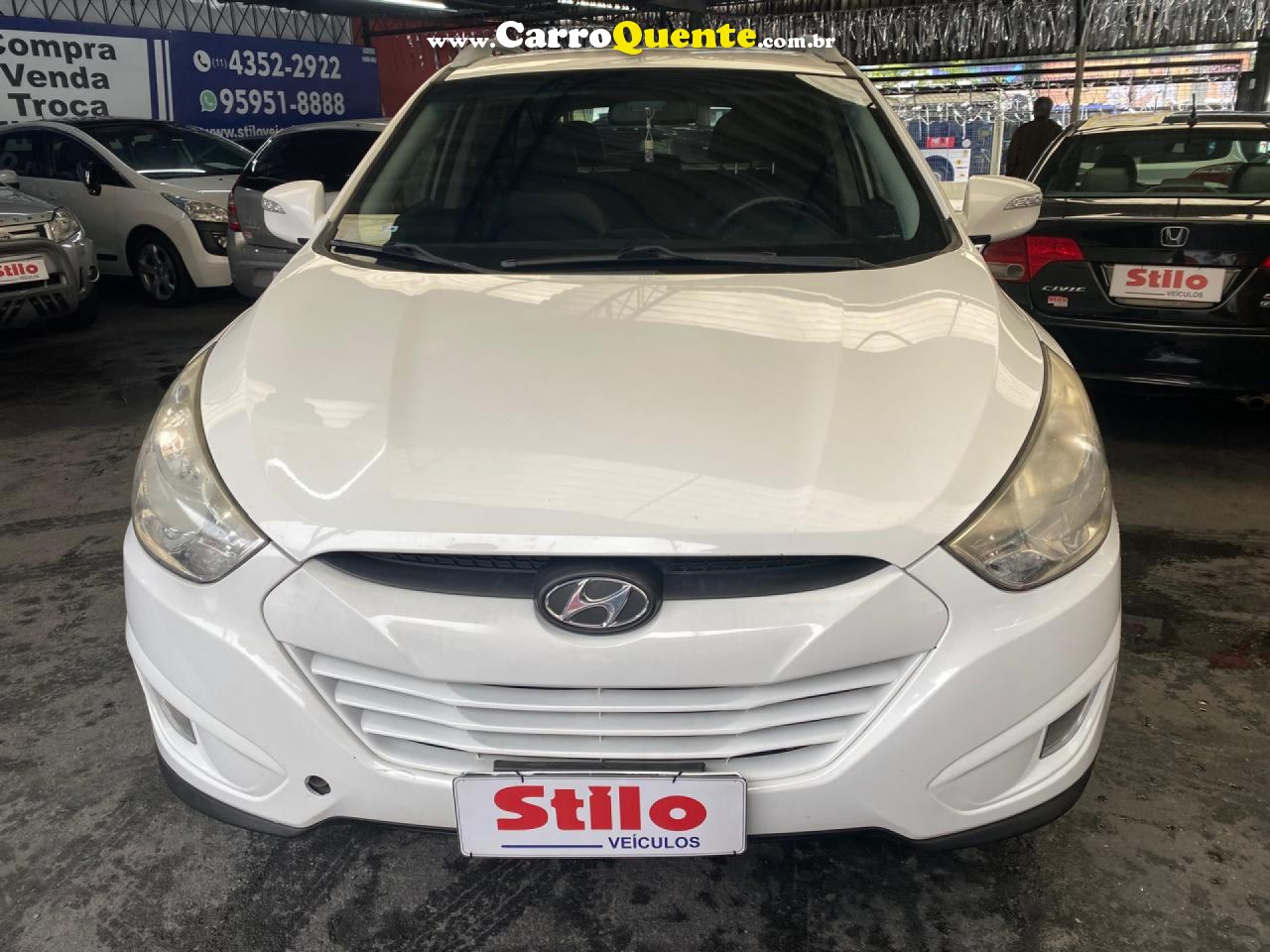HYUNDAI   IX35 GLS 2.0 16V 2WD FLEX AUT.   BRANCO 2015 2.0 FLEX - Loja