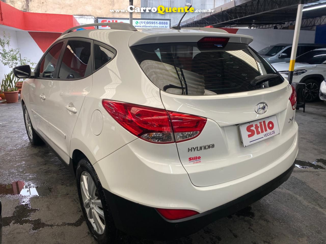 HYUNDAI   IX35 GLS 2.0 16V 2WD FLEX AUT.   BRANCO 2015 2.0 FLEX - Loja