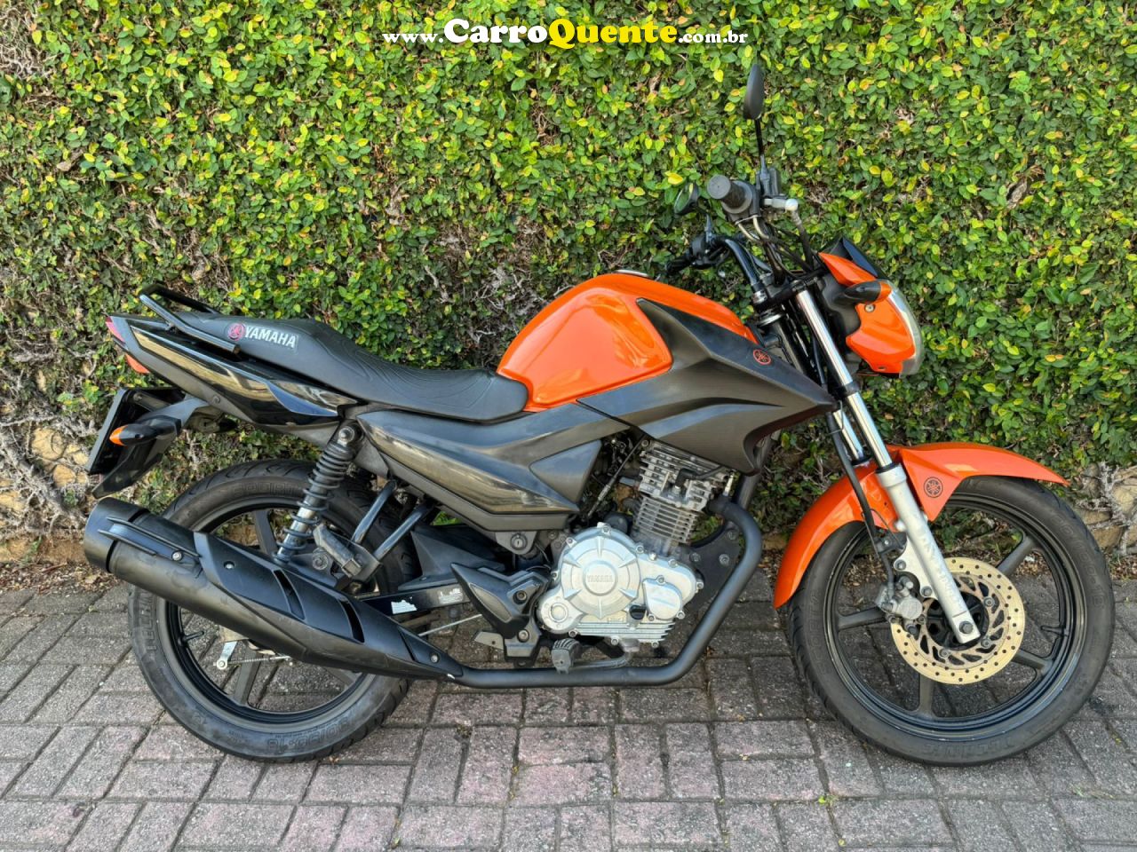 YAMAHA    YBR FACTOR 150   LARANJA 2016 150 GASOLINA - Loja