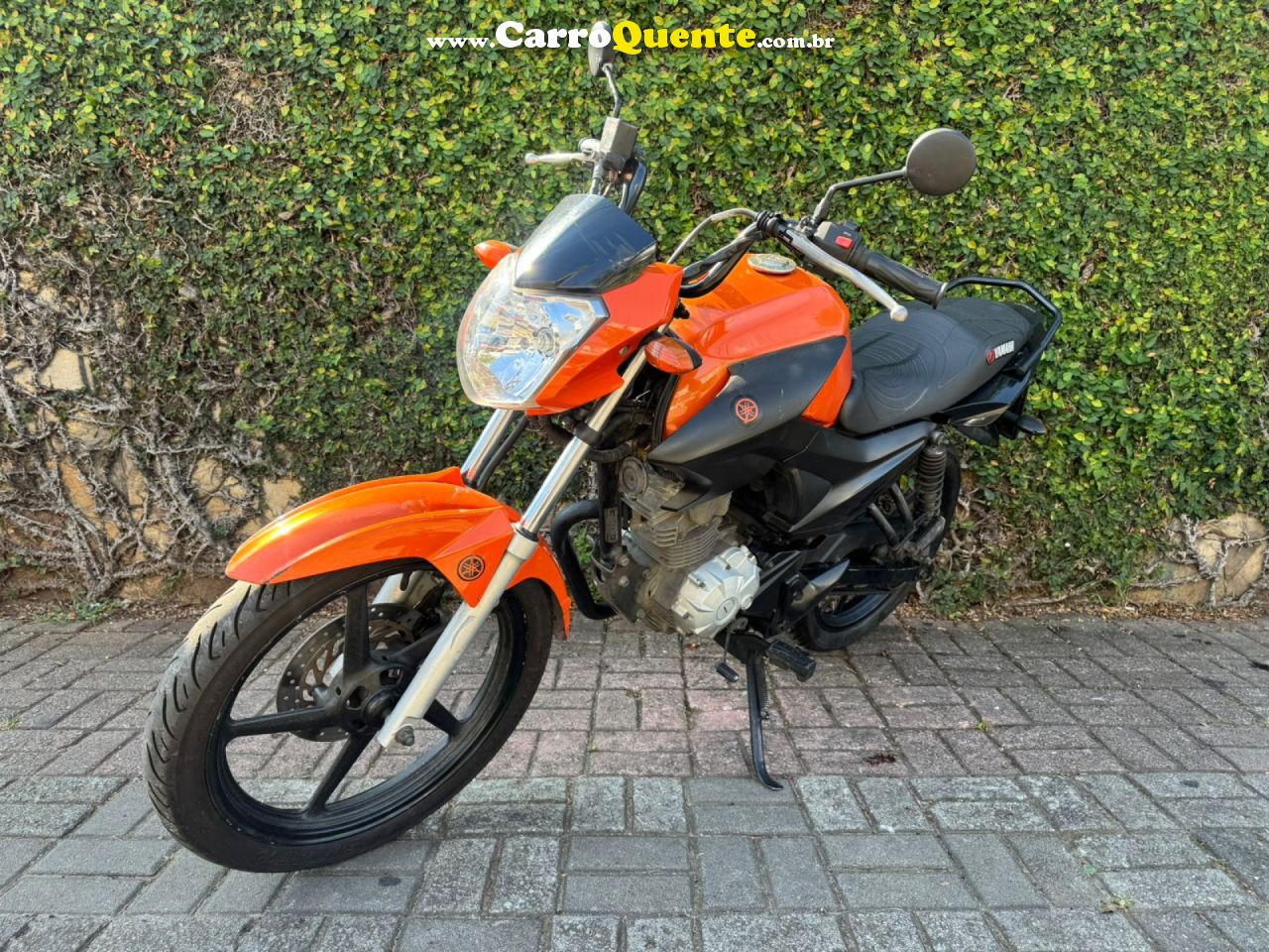 YAMAHA    YBR FACTOR 150   LARANJA 2016 150 GASOLINA - Loja