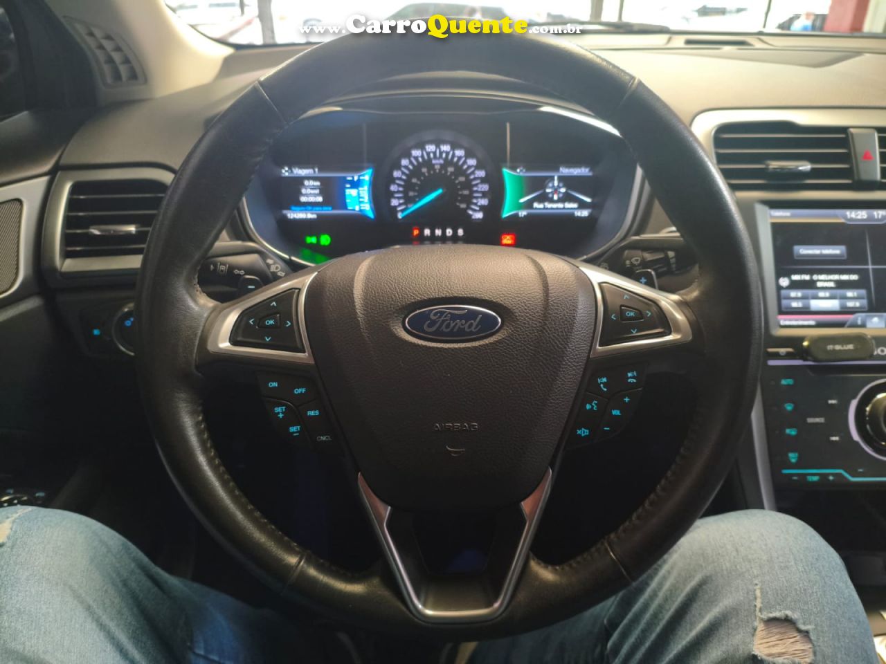 FORD   FUSION TITANIUM 2.0 GTDI ECO. FWD AUT.   BRANCO 2015 2.0 GASOLINA - Loja