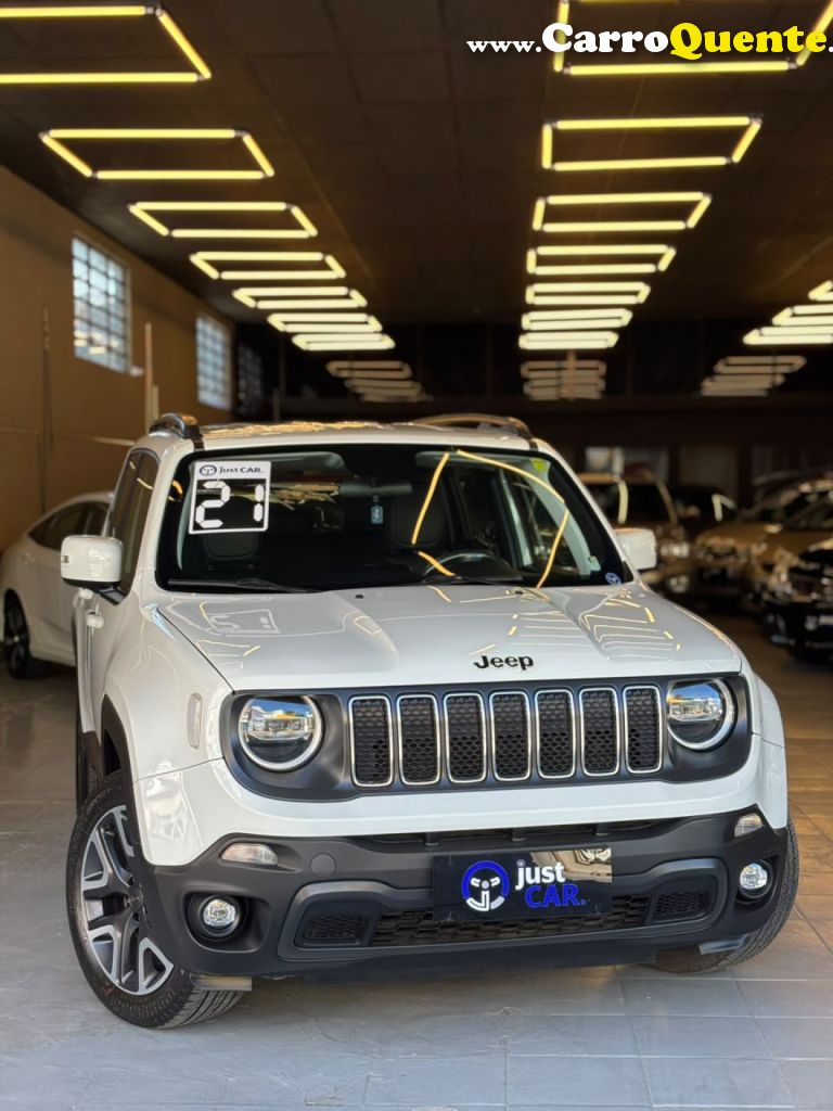 JEEP   RENEGADE LONGITUDE 1.8 4X2 FLEX 16V AUT.   BRANCO 2021 1.8 FLEX - Loja