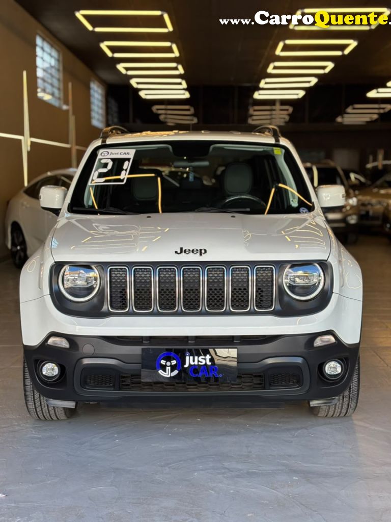 JEEP   RENEGADE LONGITUDE 1.8 4X2 FLEX 16V AUT.   BRANCO 2021 1.8 FLEX - Loja