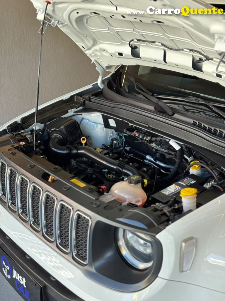 JEEP   RENEGADE LONGITUDE 1.8 4X2 FLEX 16V AUT.   BRANCO 2021 1.8 FLEX - Loja