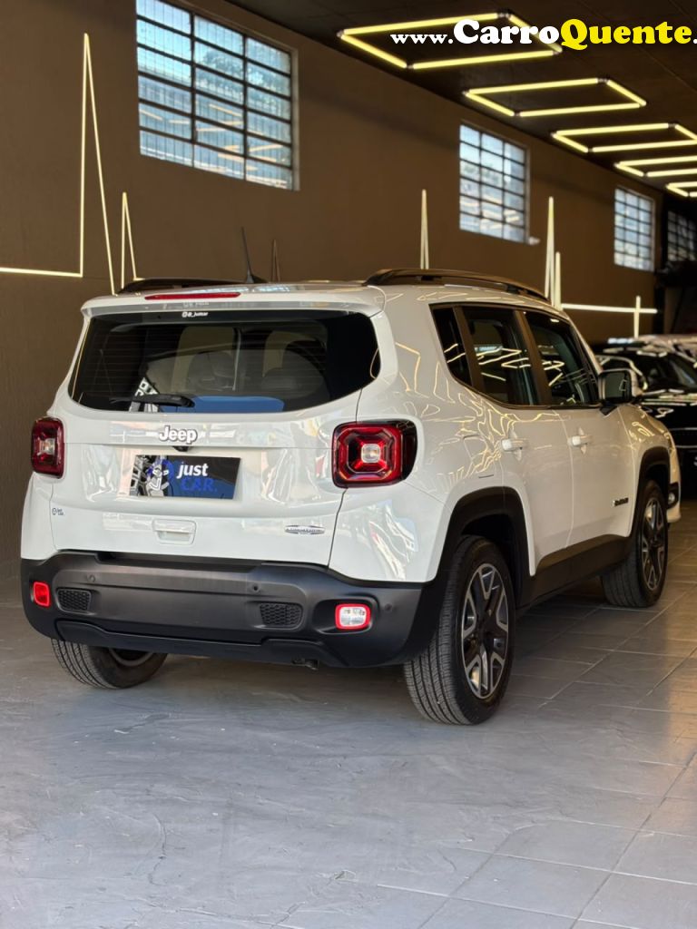 JEEP   RENEGADE LONGITUDE 1.8 4X2 FLEX 16V AUT.   BRANCO 2021 1.8 FLEX - Loja