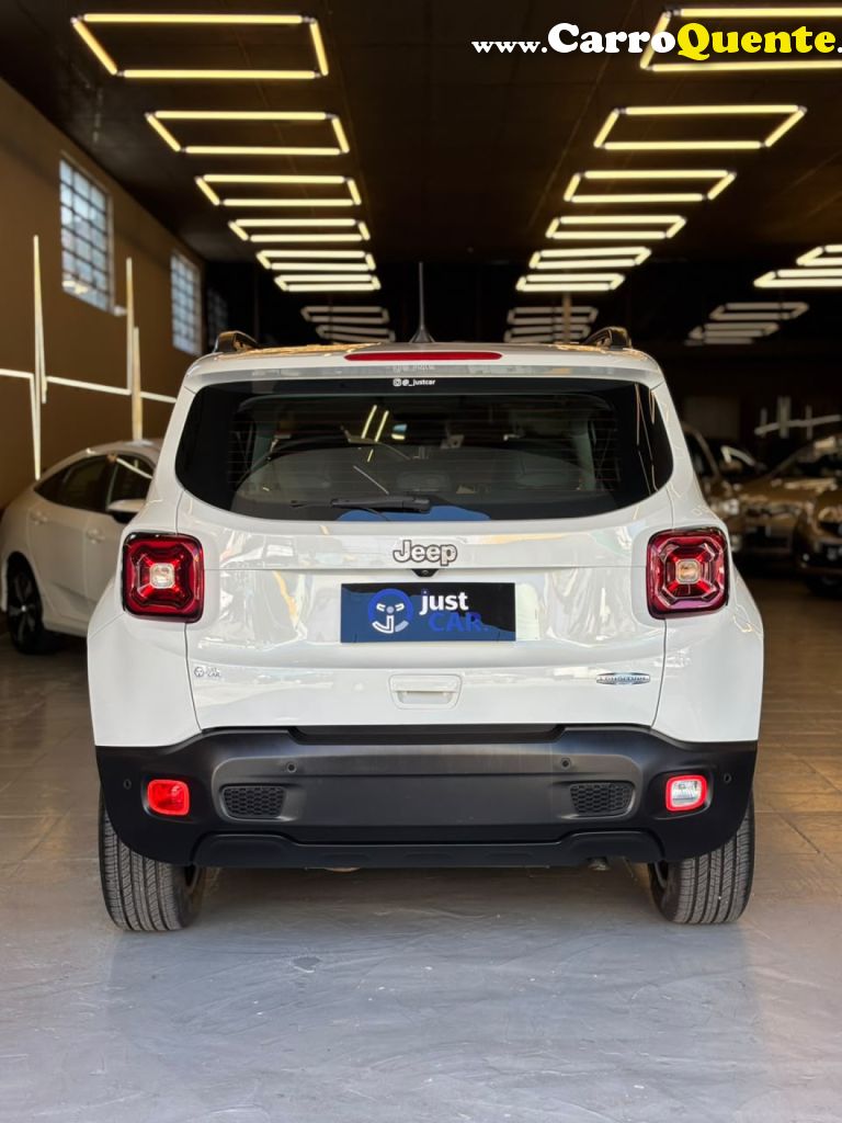 JEEP   RENEGADE LONGITUDE 1.8 4X2 FLEX 16V AUT.   BRANCO 2021 1.8 FLEX - Loja