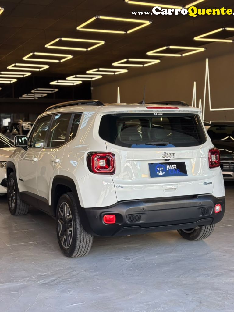 JEEP   RENEGADE LONGITUDE 1.8 4X2 FLEX 16V AUT.   BRANCO 2021 1.8 FLEX - Loja