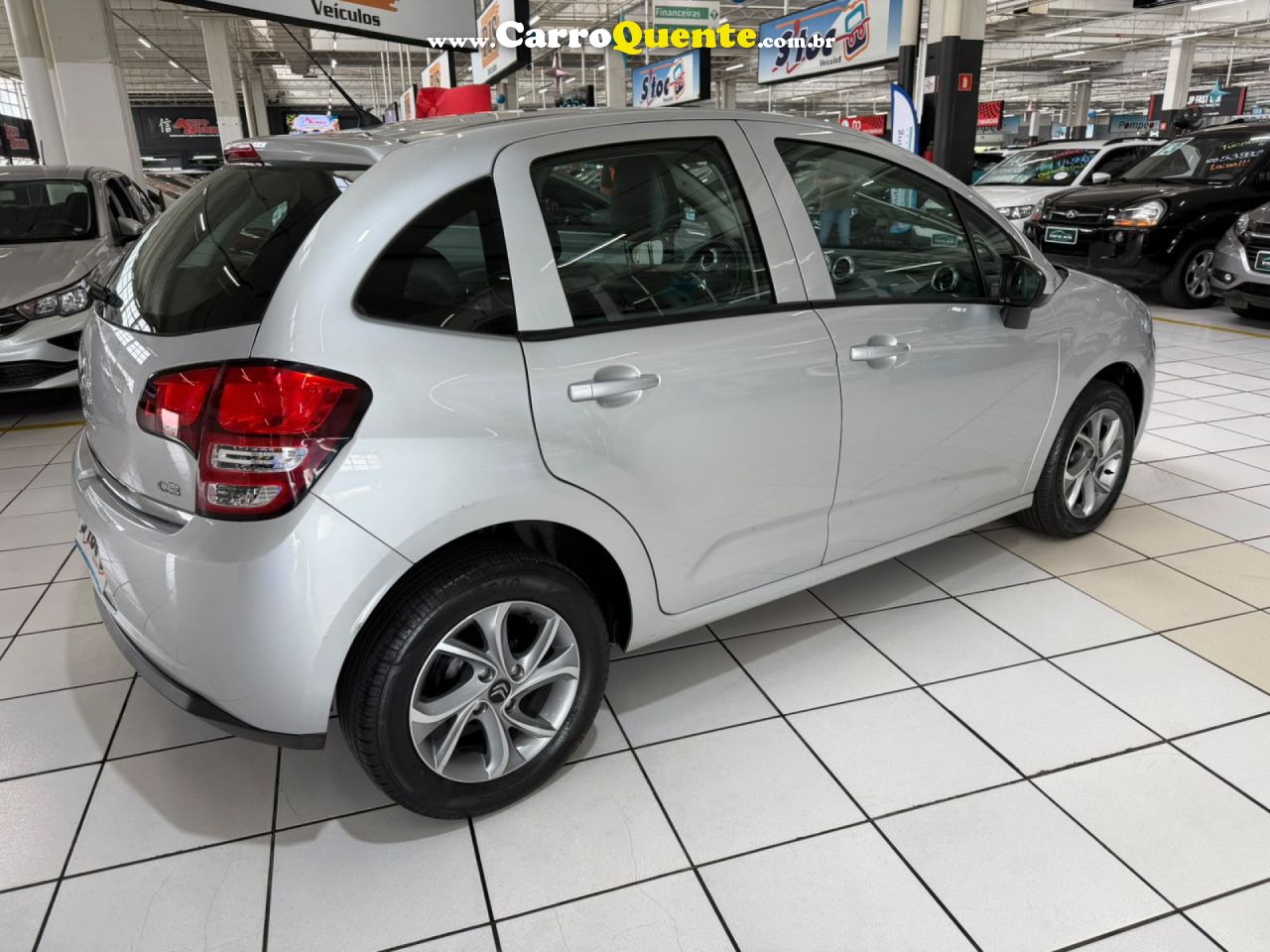 CITROEN   C3 ATTRAORIGINE PACK 1.5 FLEX 8V 5P MEC   PRATA 2015 1.5 FLEX - Loja