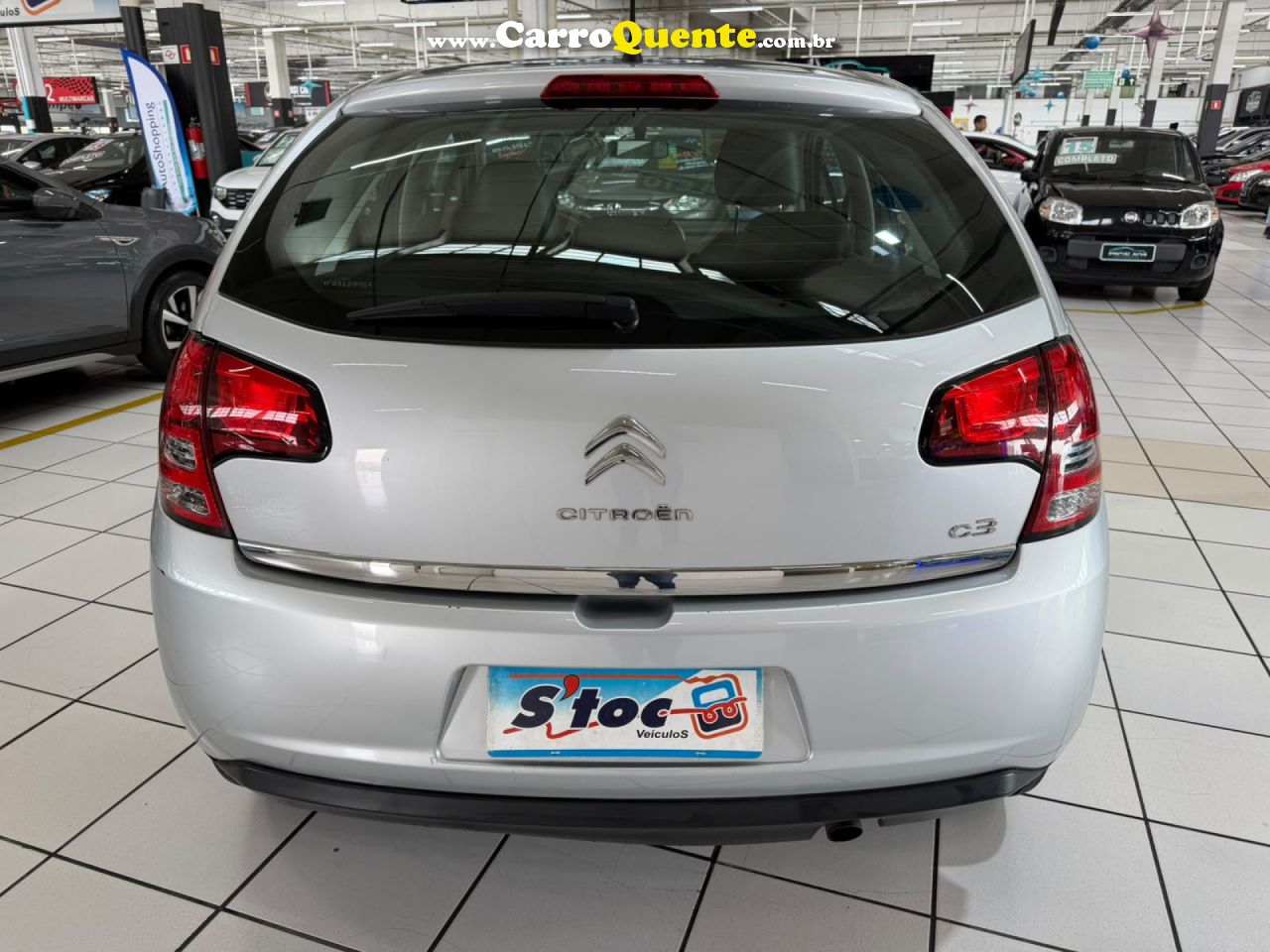 CITROEN   C3 ATTRAORIGINE PACK 1.5 FLEX 8V 5P MEC   PRATA 2015 1.5 FLEX - Loja
