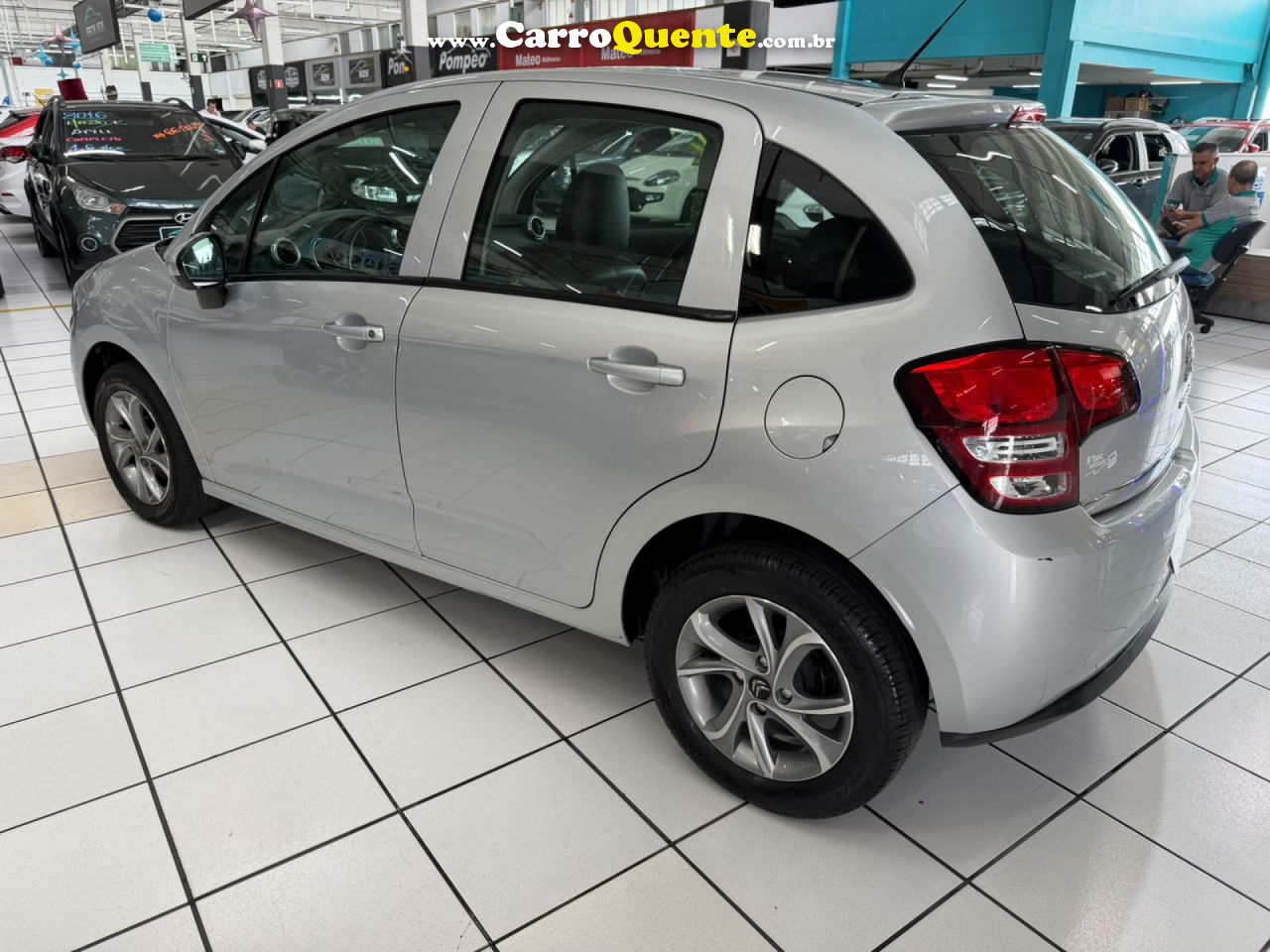 CITROEN   C3 ATTRAORIGINE PACK 1.5 FLEX 8V 5P MEC   PRATA 2015 1.5 FLEX - Loja
