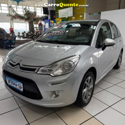 CITROEN   C3 ATTRAORIGINE PACK 1.5 FLEX 8V 5P MEC   PRATA 2015 1.5 FLEX