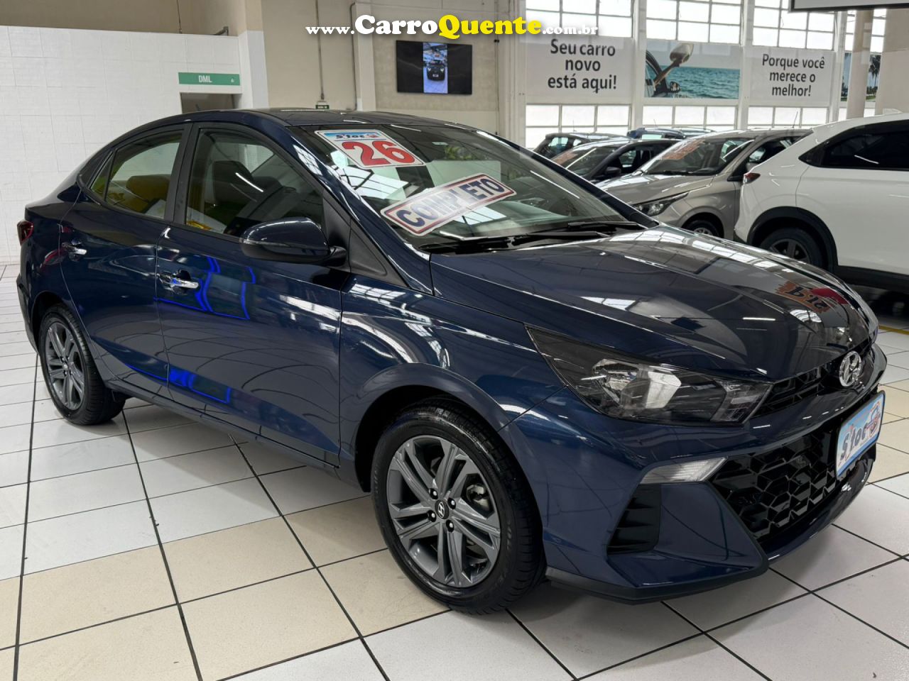 HYUNDAI   HB20S LIMITED 1.0  FLEX 12V MEC.   AZUL 2026 1.0 FLEX - Loja