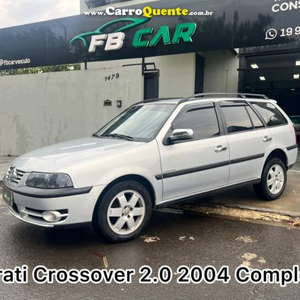 VOLKSWAGEN   PARATI CROSSOVER 2.0 8V 1.0 16V TB 4P   PRATA 2004 2.0 GASOLINA