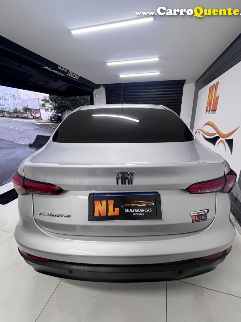 FIAT   CRONOS DRIVE 1.3 8V FLEX   PRATA 2022 1.3 FLEX - Loja