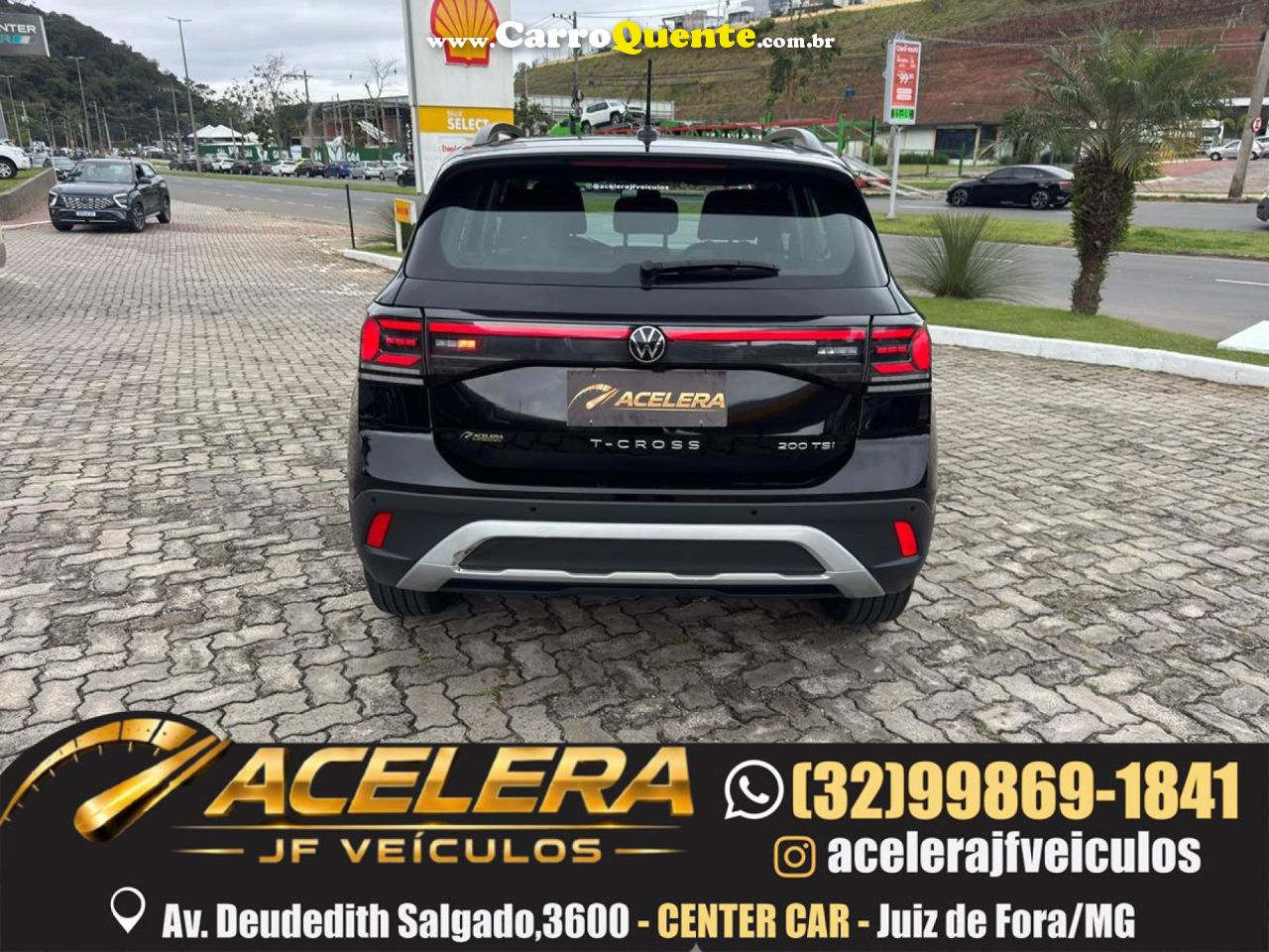 VOLKSWAGEN   T-CROSS 200 TSI 1.0  FLEX 12V 5P AUT.   PRETO 2025 1.0 FLEX - Loja
