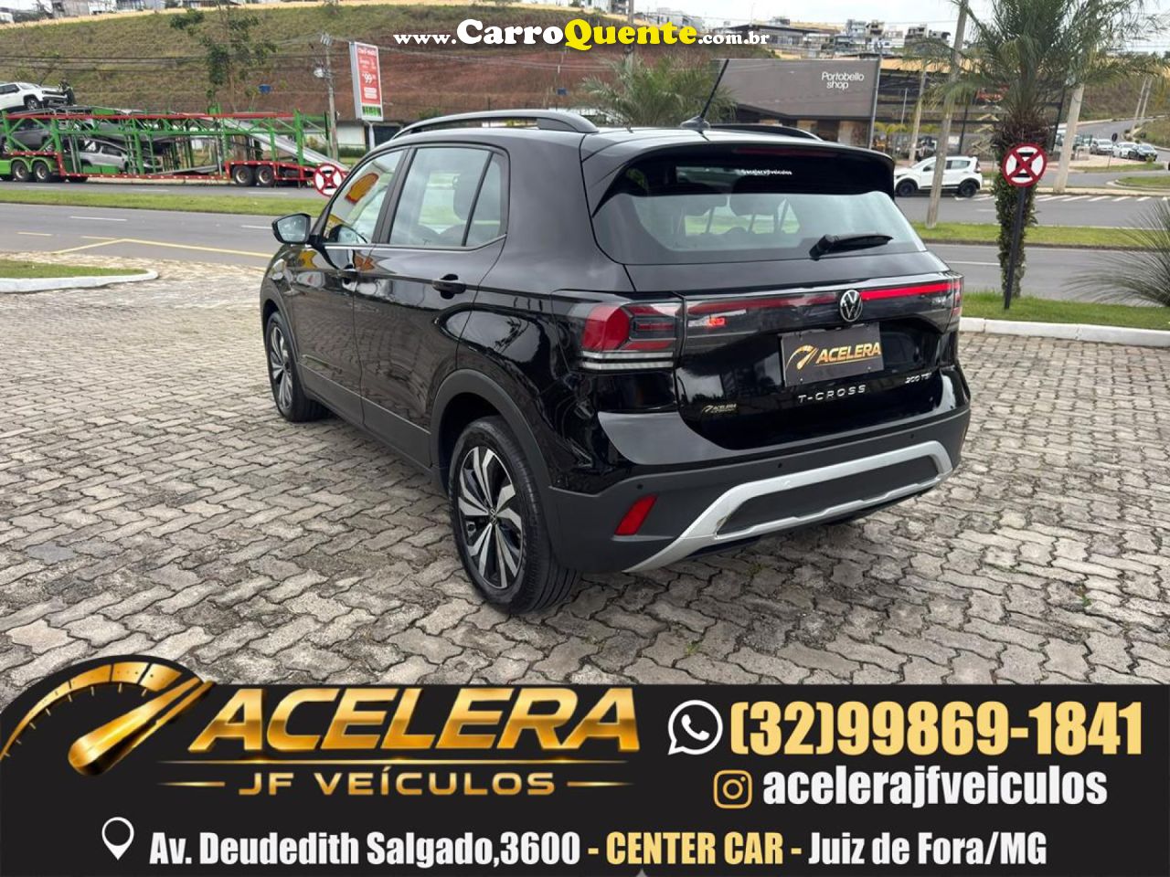 VOLKSWAGEN   T-CROSS 200 TSI 1.0  FLEX 12V 5P AUT.   PRETO 2025 1.0 FLEX - Loja