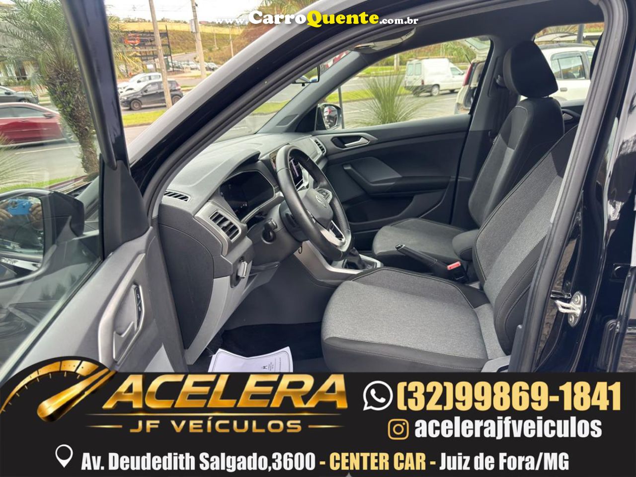 VOLKSWAGEN   T-CROSS 200 TSI 1.0  FLEX 12V 5P AUT.   PRETO 2025 1.0 FLEX - Loja