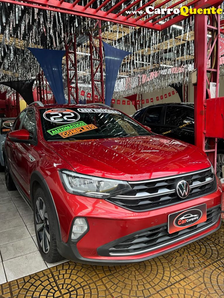 VOLKSWAGEN   NIVUS HIGHLINE 1.0 200 TSI FLEX AUT.   VERMELHO 2022 1.0 FLEX - Loja