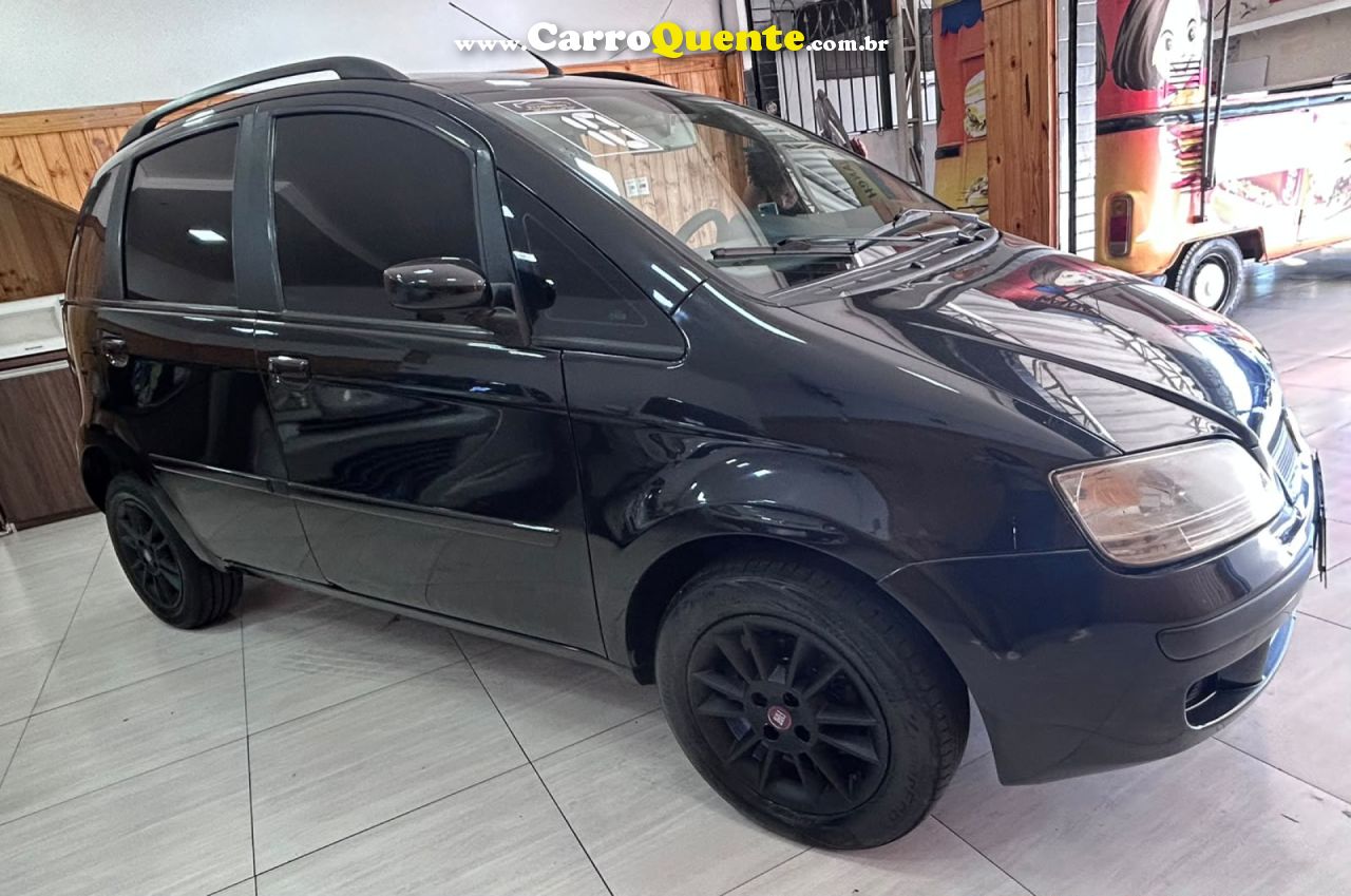 FIAT   IDEA ELX 1.4 MPI FIRE FLEX 8V 5P   PRETO 2010 1.4 FLEX - Loja