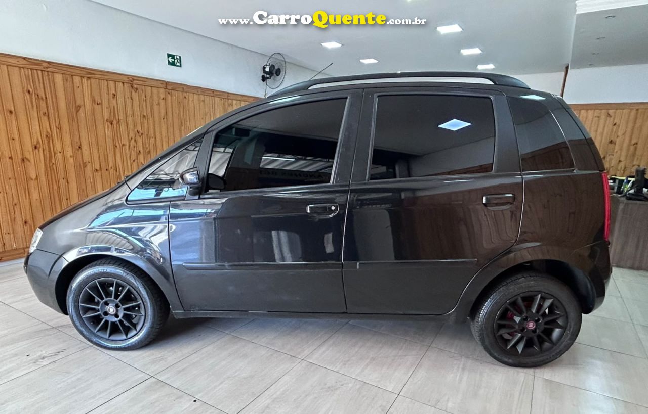 FIAT   IDEA ELX 1.4 MPI FIRE FLEX 8V 5P   PRETO 2010 1.4 FLEX - Loja