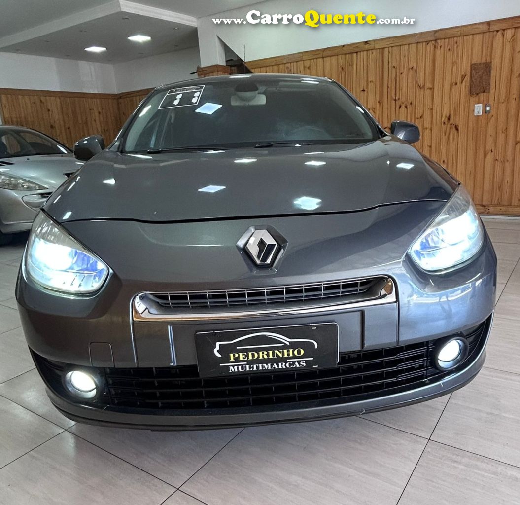 RENAULT   FLUENCE SED. DYNAMIQUE 2.0 16V FLEX AUT.   CINZA 2011 2.0 GASOLINA - Loja