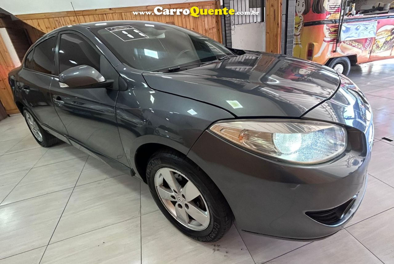 RENAULT   FLUENCE SED. DYNAMIQUE 2.0 16V FLEX AUT.   CINZA 2011 2.0 GASOLINA - Loja