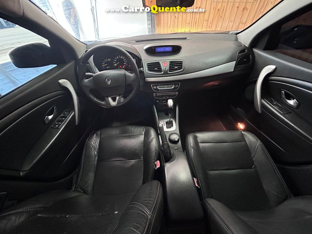 RENAULT   FLUENCE SED. DYNAMIQUE 2.0 16V FLEX AUT.   CINZA 2011 2.0 GASOLINA - Loja