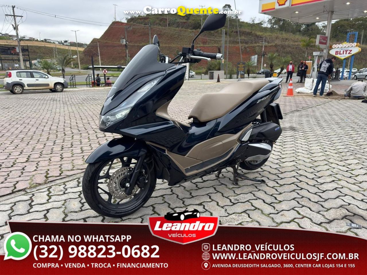 HONDA   PCX 160 DLX   AZUL 2025 160 GASOLINA - Loja