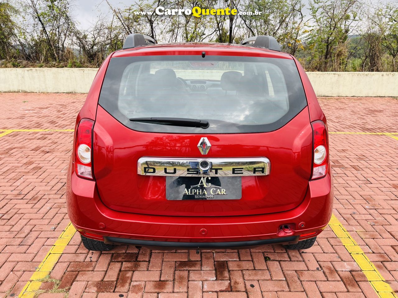 RENAULT   DUSTER DYNAMIQUE 1.6 FLEX 16V MEC.   VERMELHO 2015 1.6 FLEX - Loja