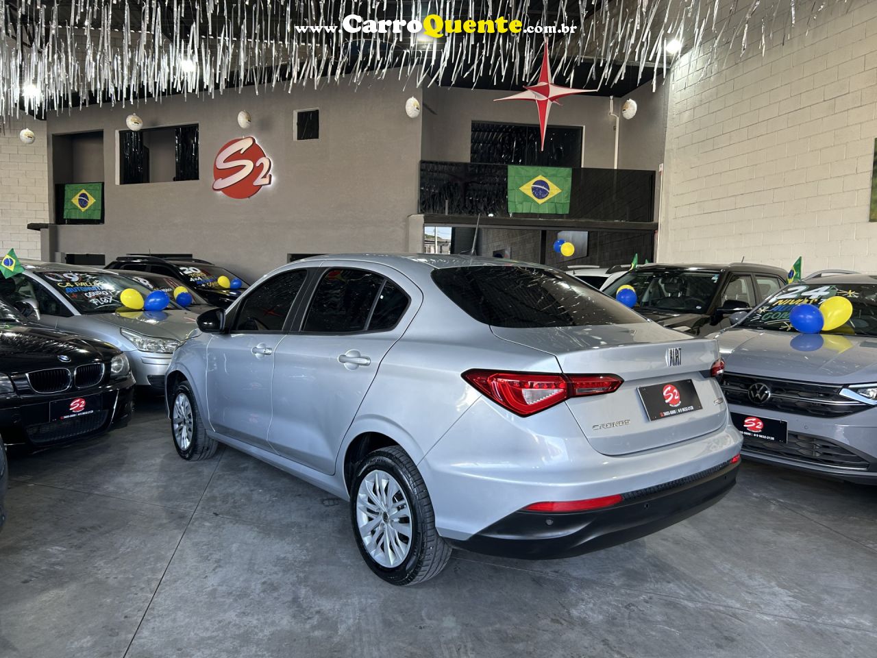 FIAT   CRONOS DRIVE 1.0 6V FLEX   PRATA 2024 1.0 FLEX - Loja